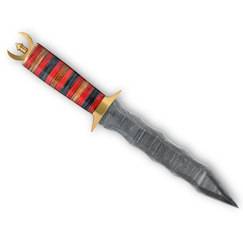 Damascus Flame Blade